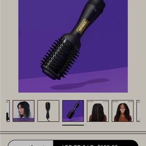 Amika Black Hair Dryer Brush